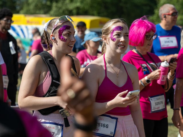 Runners taking part in the Race For Life at Abington Park in Northampton on Sunday, July, 12, 20026. Photo by David Jackson.