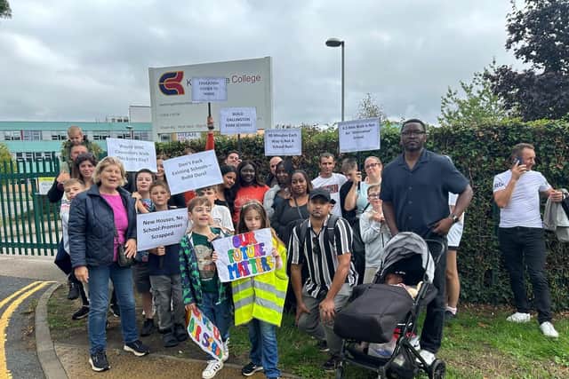 The journey takes around an hour and a half each way on foot, meaning children could face a three-hour round trip if they had to make the journey every school day.
