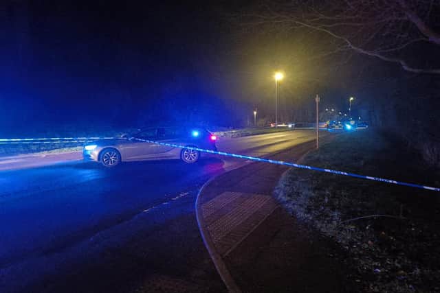 The stabbing happened in Goldings Road. Photo: Logan MacLeod.