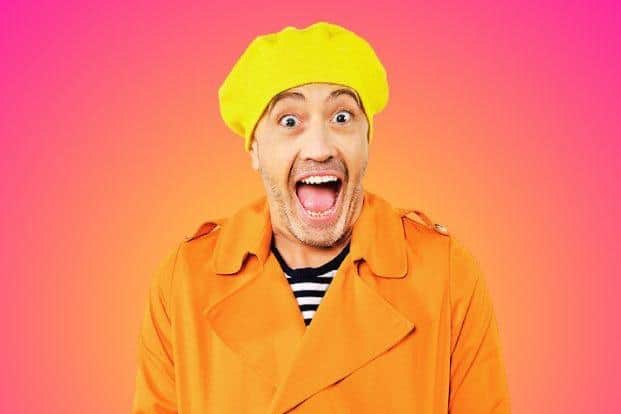 Paulus in character for Looking For Me Friend: The Music of Victoria Wood