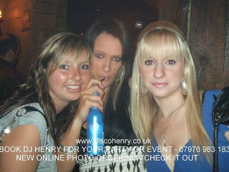 Nostalgic pictures from a night out on the town 15 years ago