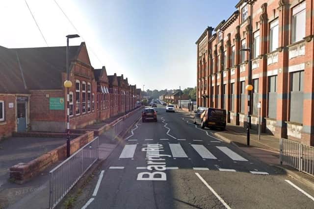 A child was hit by a car in Barry Road, Abington, this morning at around 8.50am