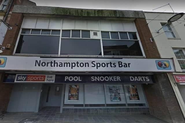 The former Northampton Sports Bar in Gold Street