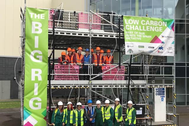 The challenge encourages students to explore science, technology, engineering and maths careers.