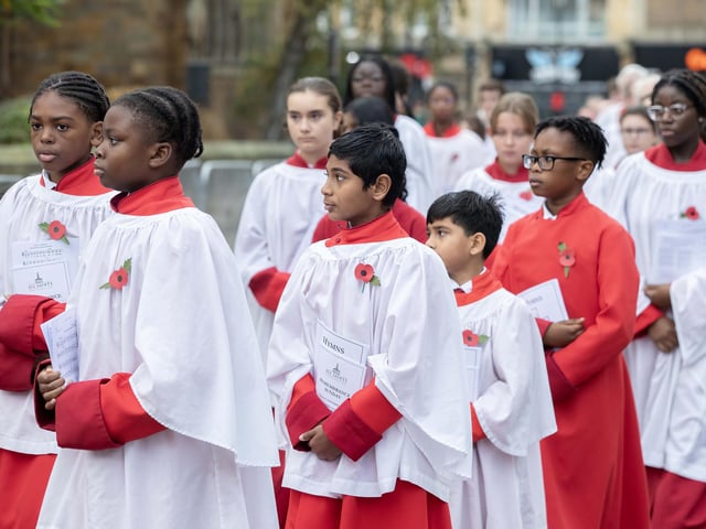 A parade and service took place in Northampton on Sunday November 9, as the town paid its respects to those who served, or continue to serve, the country.