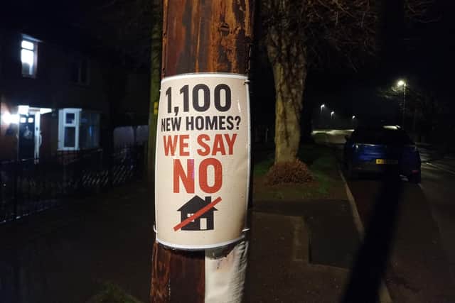 Flyers have been posted all around Earls Barton