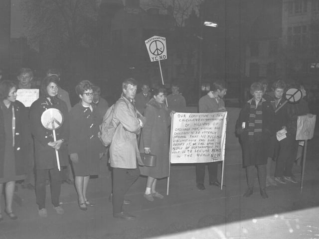 Northampton Youth CND protest