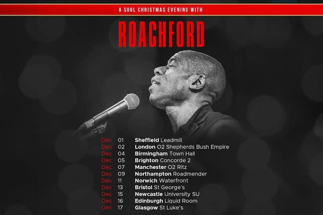 A Soul Christmas Evening with Roachford will pay homage to his soul heroes