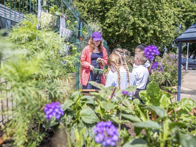 Briar Hill Primary School unveiled its new garden on Friday (June 9) to promote the importance of green space for children.