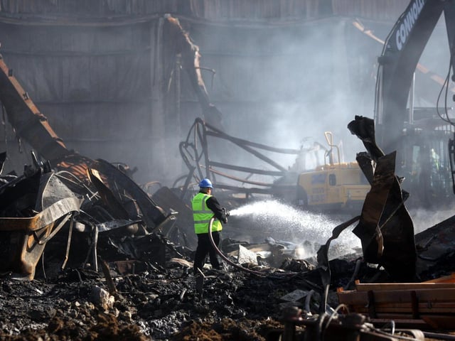 2008 - The fire at Brackmills Industrial Estate