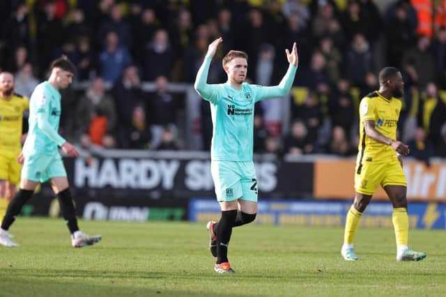 Marc Leonard scored his fourth goal in six games during Saturday's clash at Burton Albion.