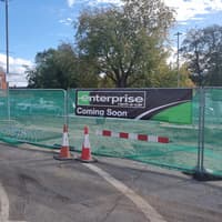 ‘Coming soon’ signs appear at Northampton car park set to become Enterprise rental site