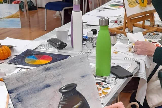 Art workshop held by Gerald Porter