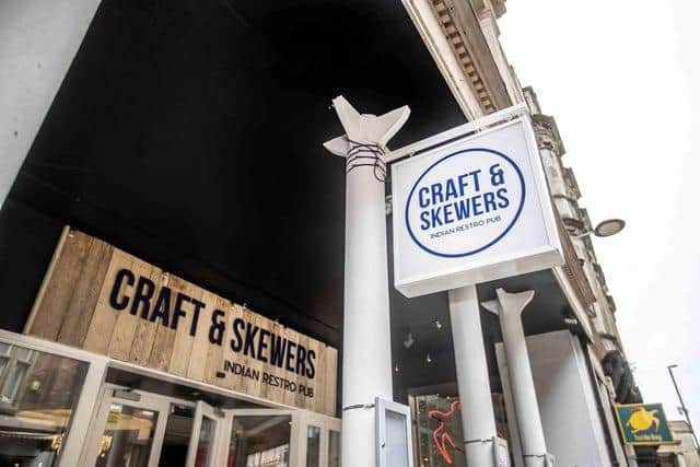 The venue's concept is to combine Indian street food with a traditional pub environment. Photo: Kirsty Edmonds.