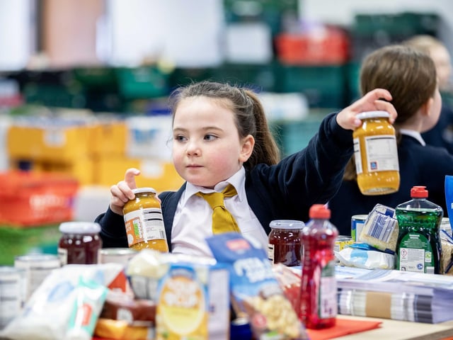 70 bags of food were packed by the 11 hardworking students, who learnt the importance of showing kindness and empathy to the community.