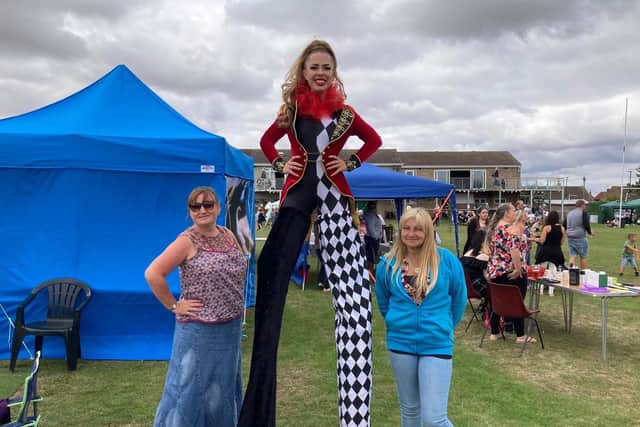 The festival in Long Buckby was well attended by locals.