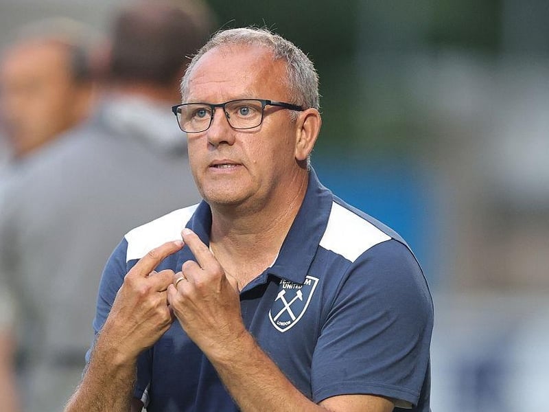 West Ham U21s coach Mark Robson