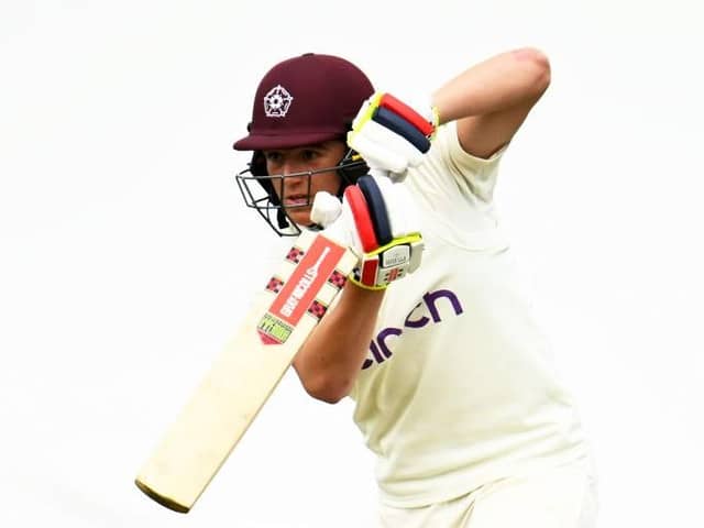 James Sales scored a brilliant unbeaten century for Northamptonshire against MIddlesex at the County Ground