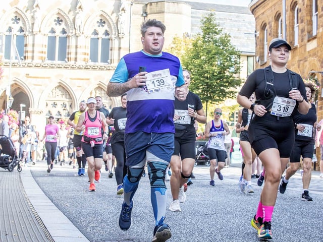 Hundreds of runners took part in the half marathon on Sunday September 15, 2024.