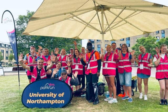 First UON parkrun team, July 2023.