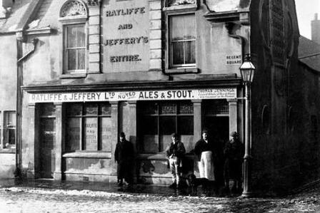 Pictured is The Wheatsheaf c.1900.This pub troubles me more than any other, I think. The earliest mention came from 1864, and it closed sometime between 1957 and 1964, depending on whose version you choose to believe. I have found maybe a couple of dozen references to it, but nothing of any consequence. I have found out so much about little obscure places, but this one, remembered by so many people (partly because of its location) eludes me. It became a club for many years after its closure and has now been demolished. But as far as any detail is concerned, I have sadly failed you.