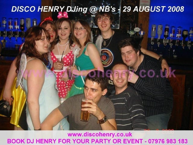 Nostalgic pictures from a night out in town