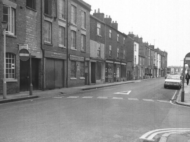 Lady's Lane, Northampton before demolition