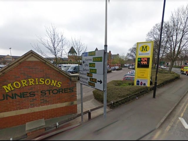 Victoria Promenade Morrisons. Just look at the supermarket's petrol and diesel prices compared to today.