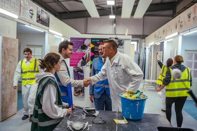 Mike Reader MP visiting Northampton College