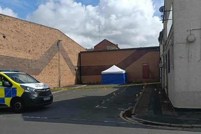 The incident happened in the Thomas Street area of Northampton.