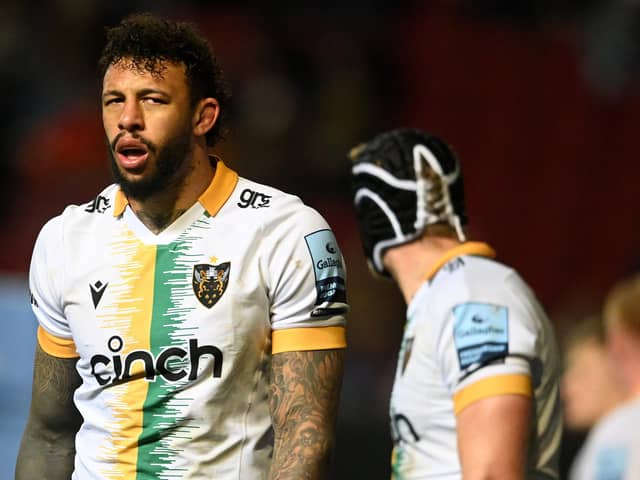 Courtney Lawes and Co were left frustrated on Friday night (photo by Harry Trump/Getty Images)