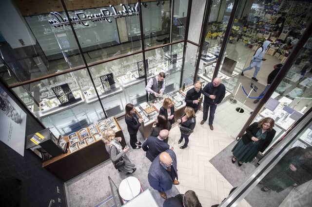 Inside the newly refurbished jewellers in Northampton town centre.