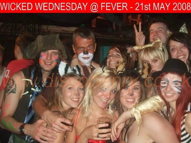 Nostalgic pictures from a Wednesday night out at Fever