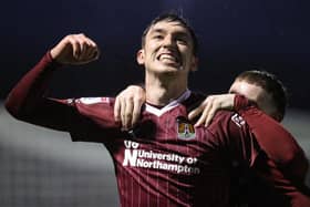 The Cobblers players have enjoyed some deserved time off since Kieron Bowie's penalty secured a 1-0 win over Cheltenham Town on New Year's Day (Picture: Pete Norton/Getty Images)