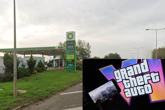 One eyewitness said the chase on the A45 near Grange Park was 'like a scene from Grand Theft Auto' the videogame
