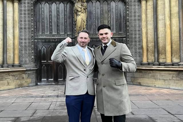 Team Shoe-Box's founder James Conway (left), and coach and fundraising manager Alex Le Guével (right).