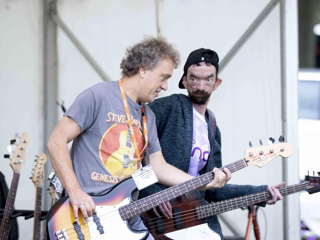 Although it is a music festival run with and for disabled individuals, it was open for all to enjoy.