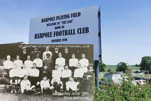 Harpole FC is celebrating its 125th birthday on Saturday (June 18)