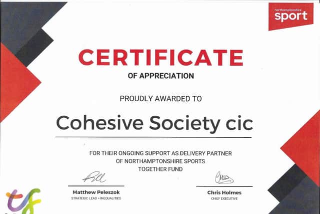 Certificate of Appreciation