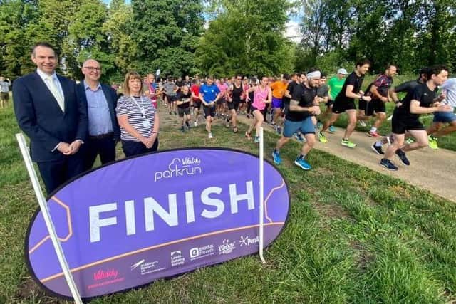 Last weekend’s runners were waved off by WNC’s councillor Daniel Lister, Mike Carter, and Councillor Maggie Clubley.