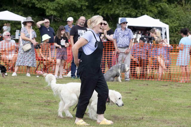 There was fun and games, a dog show, falcon display, live music and food and drink to enjoy. Photo: Kirsty Edmonds.