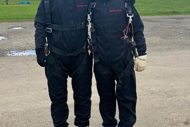 Panther Logistics fundraisers Mark Joughin and Martyn Nightingale.