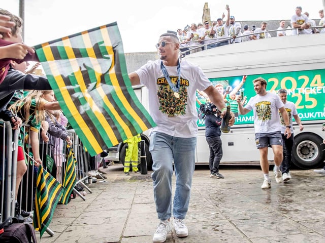 Saints players, coaches and staff celebrated with fans in Northampton town centre on Sunday (June 9) after winning the Gallagher Premiership title at Twickenham on Saturday (June 8).