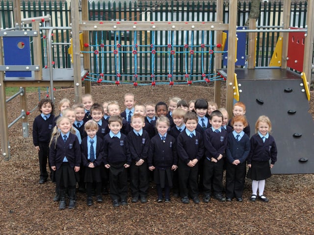 Hardingstone Primary School First Class, reception children