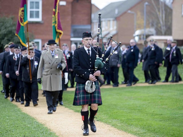 The memorial garden on land in the Simpson Manor housing development pays tribute to the Royal Pioneer Corp regiment, which was based at Simpson barracks. The garden was opened on November 19 with a service including veterans, the parish vicar and schoolchildren.