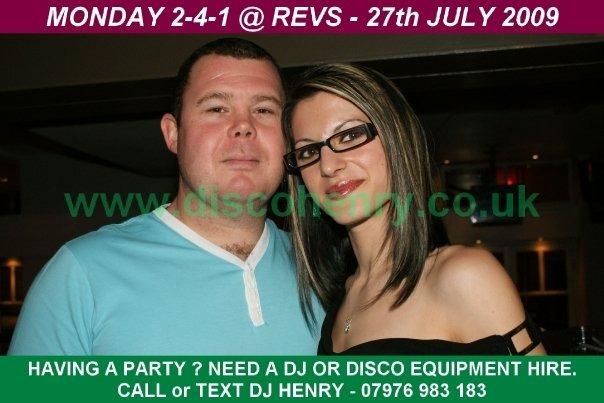 A BOGOF night out at Rev's and NB's in Bridge Street back in July 2009