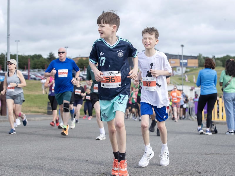 Hundreds of runners took part in the event on Sunday May 31, which started and ended at Sixfields Stadium.