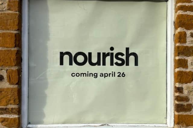 19-year-old Sophie left university last month to pursue the opening of Nourish at the heart of Duston village, with the determination to make her vision a successful reality.