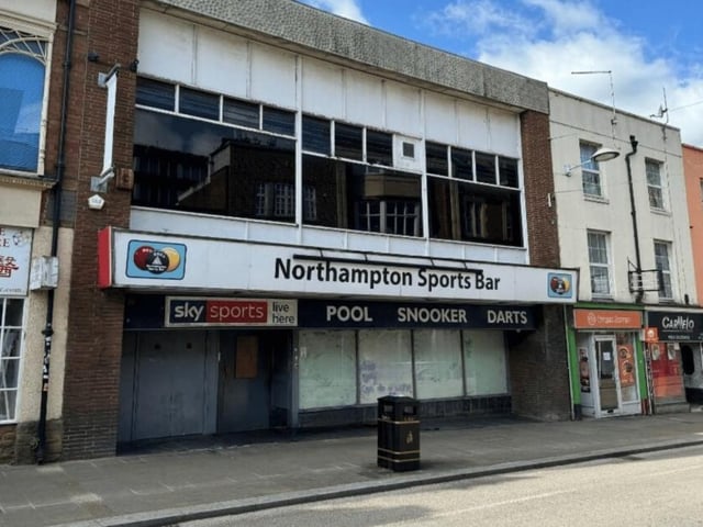 Formerly home to Northampton Sports Bar and before that Riley’s Snooker Club, the Gold Street property in Northampton is a large bar/nightclub space. It has been controversial, previously occupied by squatters, and although plans to convert it into flats have been approved, it remains vacant. It’s available to lease for around £90,000 a year (£7,500 a month).