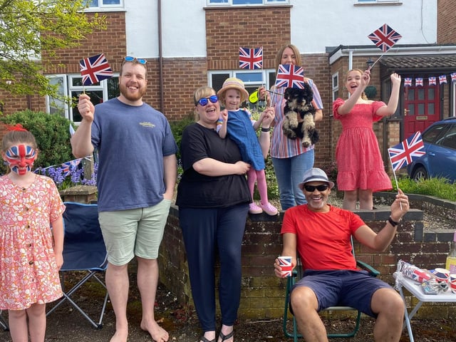 More street party celebrations at Fairmead Rise and even some fantastic face paint! We love to see the dogs joining in the parties.